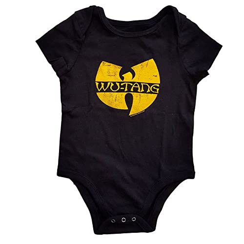 Boys' Wu Tang Clan Logo Bodysuit Black