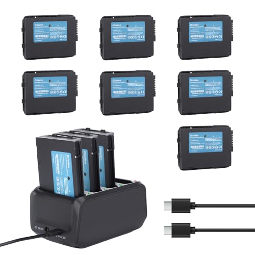 4-Slot TC77 Battery Charger Cradle for Zebra - Charging Station with 10-Pack TC77 Replacement Batteries - for Zebra TC77 TC70 TC70X TC72 TC75 TC55 BT-000318 Barcode Scanner Charger SAC-TC7X-4BTYC1