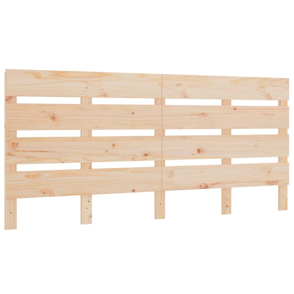 Cabecero de Cama, Cabezal De Cama, Cabecera para Cama, Cabezales Dormitorios Modernos, Madera Maciza de Pino 160x3x80 cm