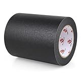 BOMEI PACK Black Wide Painters Tape 6 Inch, Wide Masking Tape 6'' x 55 yds Length, 21-Day Clean Removal for Laser Cutting/Engraving & 3D Printing Painting Tape for Indoor and Outdoor Use