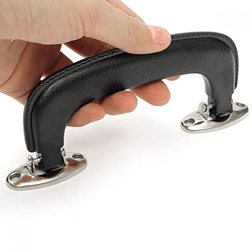 2 PCS Plastic Black Suitcase Luggage Handle Case Grip Replacement Parts2