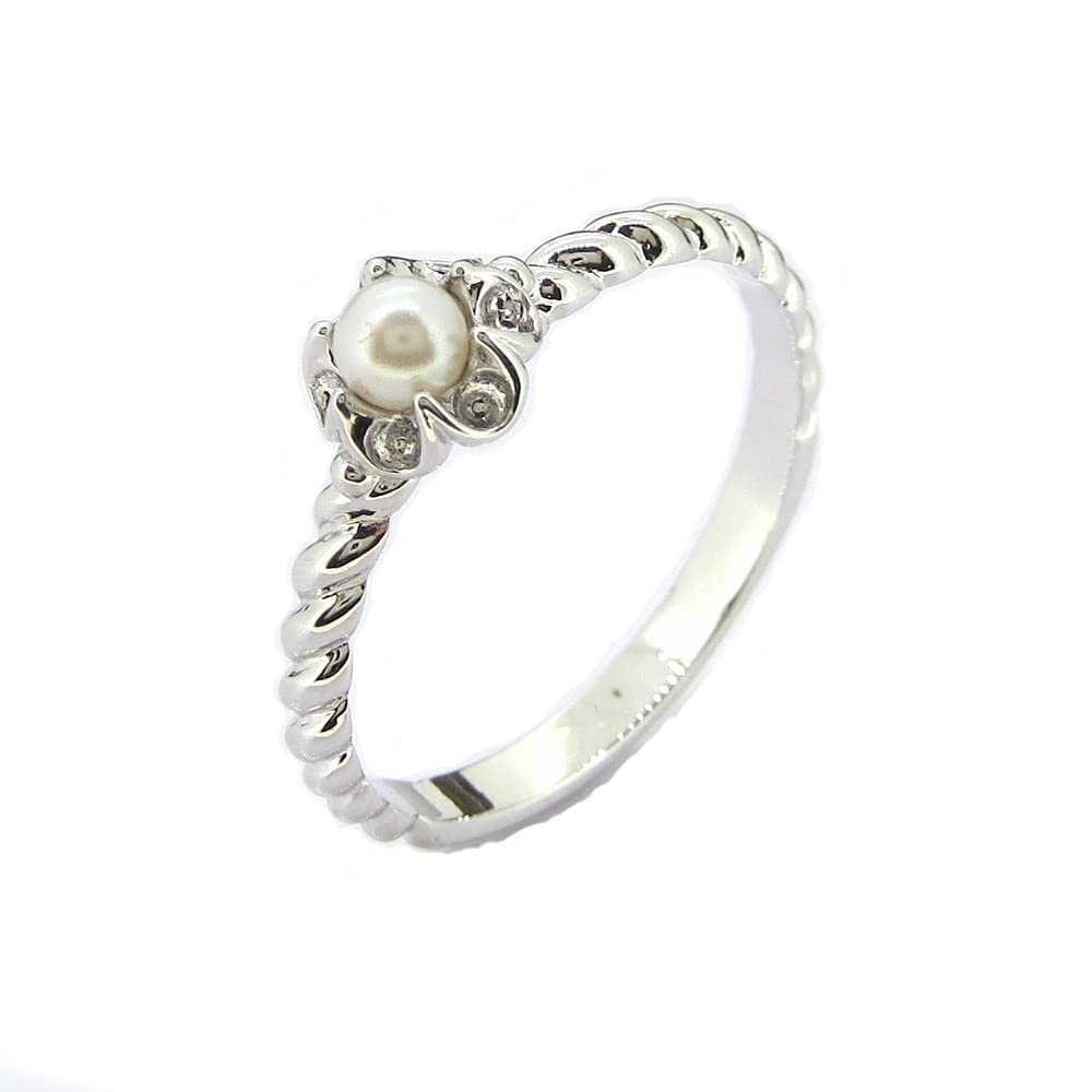 レディース アクセサリー リング シルバー ピンキーリング 蝶 バタフライ 7月誕生石 ルビー