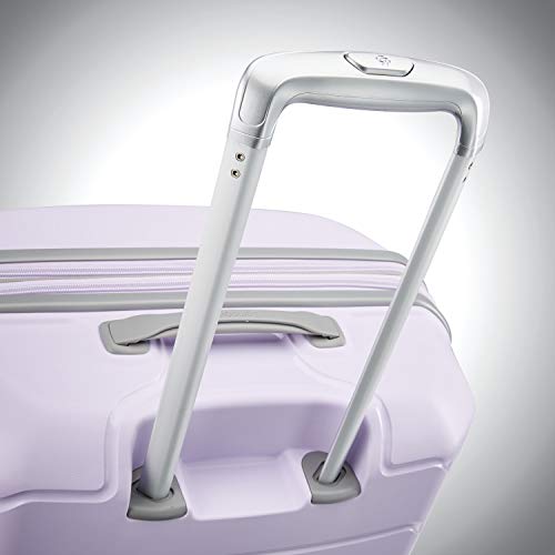 Samsonite Freeform Hardside Expandable with Double Spinner Wheels, Lilac, Checked-Large 28-Inch
