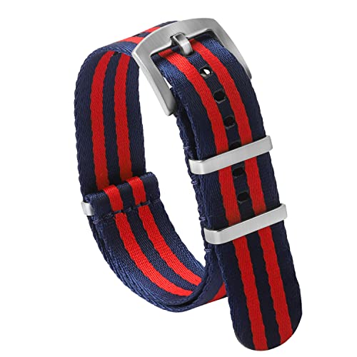 Image of watchdives Nylon Watch Band 20mm 22mm Multicolor Replacement Watch Straps for Men Women