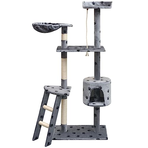 Arbre à chat 150 cm multicouche avec tige de grattage en sisal