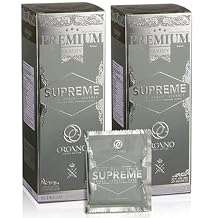 ORGANO 2 Boxes Cafe Supreme, 100% Ganoderma Lucidum with Ginseng 40 Sachets
