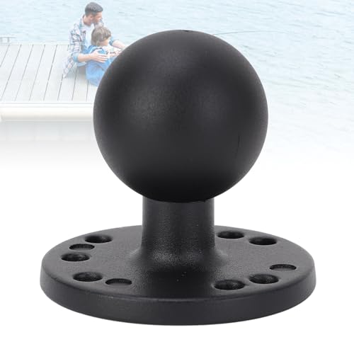 Soporte de Bola de 1,5 Pulgadas, Aleación de Aluminio Resistente, Base de Instalación Universal, Compatible con Soportes RAM, para Barcos, Camiones, Vehículos Todoterreno