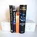 Marble Bookends Handcrafted Heavy Marble Cube Square Bookshelf Decor Set of 2 Decorative Bookends Book Stoppers with Non-Skid Bottom Solid Home Kitchen Office Shelves
