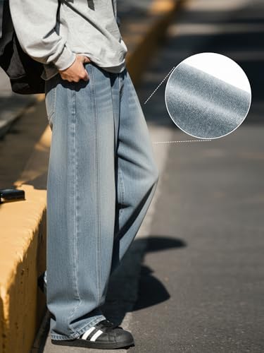 CAONAT Baggy Y2K Skater Denim Pants
