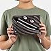ZIPIT Wildlings Large Pencil Case for Kids, Cute Zipper Pouch for Boys Girls and Teens, Stationery Bag for School ,Black