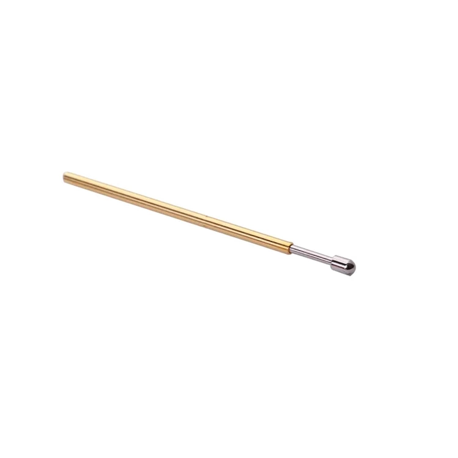 100PCS Spring Test Probe PM75-D2 Big Round Tip Needle Tube Outer Diameter 1.02mm Length 27.8mm Used for Circuit Board Testing