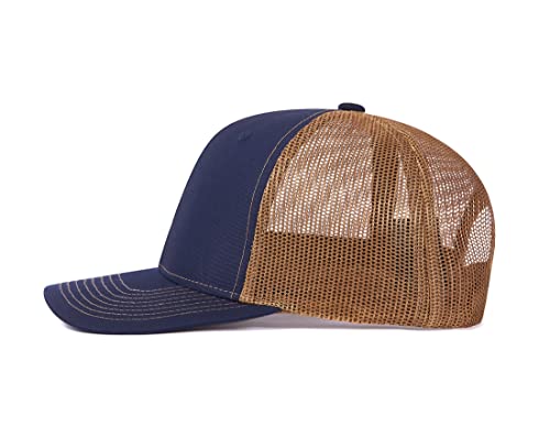 Image of Quanhaigou Trucker Hat - Mesh Snap Back - Unisex Adjustable Baseball Cap - Outdoor Hats for Men Women
