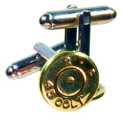 Mancuernas 45 Long Colt acabado en latón, par
