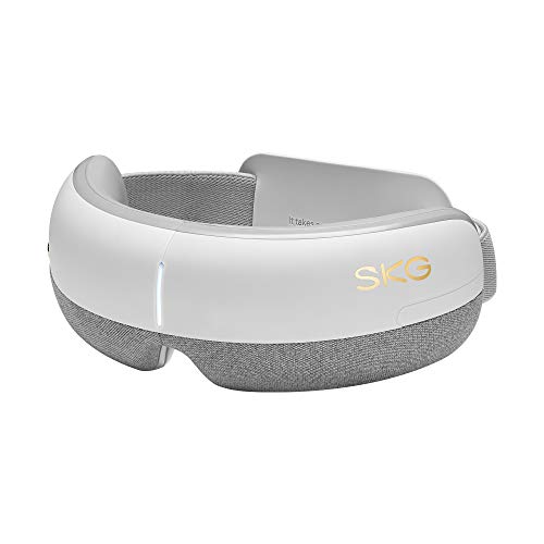 SKG Eye Massager with Heat Compression, Air Pressure, Bluetooth Music, E3 Rechargeable Eye Therapy Massager for Relieve Eye Strain Dry Eye Dark Circles Improve Sleep, Women Men Father's Day Gifts