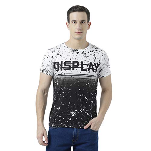 Image of wear your mind Men's Printed Regular Fit T-Shirt