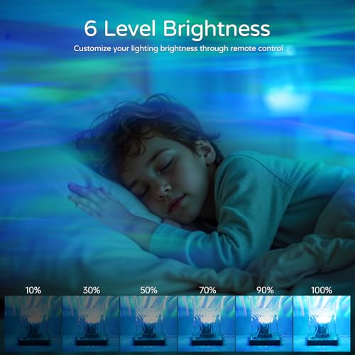 Image of Northern Lights Projector,4.5 inch Aurora Light Projector Luminorthe Cube Lamp Mood Ambient Lighting with 16 Colors and Aurora Drift Effects for Room Decor Teen Girl Gifts Classroom