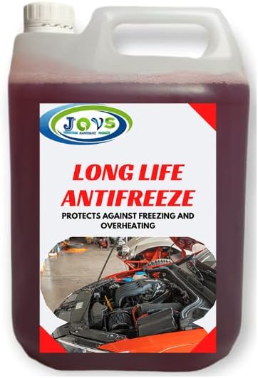 JOVS Jovs Antifreeze & Coolant 5 Litre Long Life Concentrate Red -36°