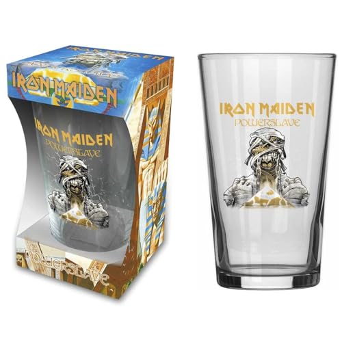 Iron Maiden Pint Glass Powerslave Boxed One Size