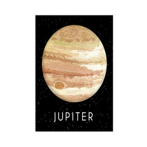 Poster système solaire en toile pour créer un coin astronomie dans une chambre