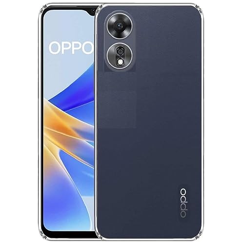 Image of COVERBLACK Rubber Back Cover for Oppo CPH2565 / Oppo A78 4G - Transparent