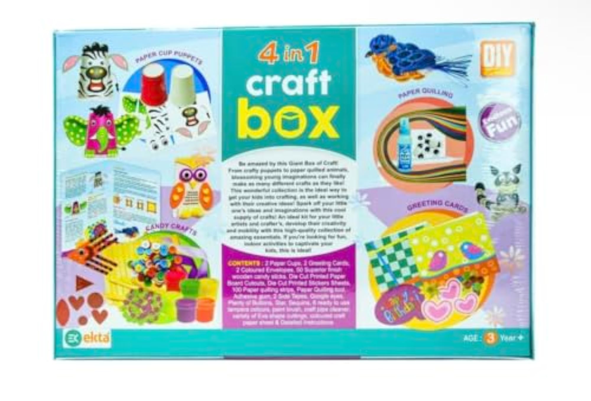 4-in-1 DIY Craft Box for Kids