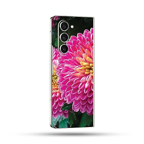 Image of MightySkins Skin Compatible With Samsung Galaxy Z Fold 5 Full Wrap - Chrysanthemum | Protective, Durable, and Unique Vinyl Decal wrap cover | Easy To Apply, Remove, and Change Styles | Made in the USA