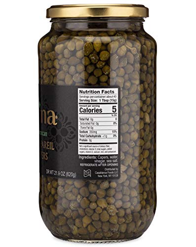 Mina Capers Non Pareil, The Perfect Mediterranean Seasoning Or Garnish, 33.5 Oz #TOP1