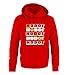 Produktbild Just Style It - Hodor Hodor Hodor Hodor Hodor - Game of Thrones - Herren Hoodie - Rot/Weiss-Gelb Gr. XXL