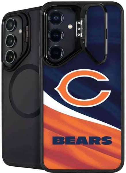 Skinit Kickstand Phone Case Compatible with Galaxy S25 Plus - Officially Licensed NFL Chicago Bears Team Jersey Design