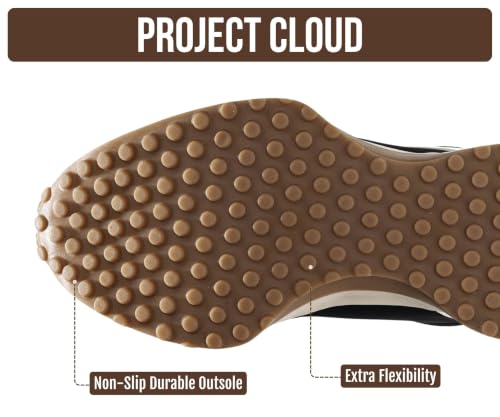 Image of Project Cloud Trendy Fashion Sneakers for Women 2026 - Memory Foam and Non-Slip Comfortable Casual Ladies Shoes for Womens Fashion Sneakers - Lightweight Lace-up Shoes (Lecco)