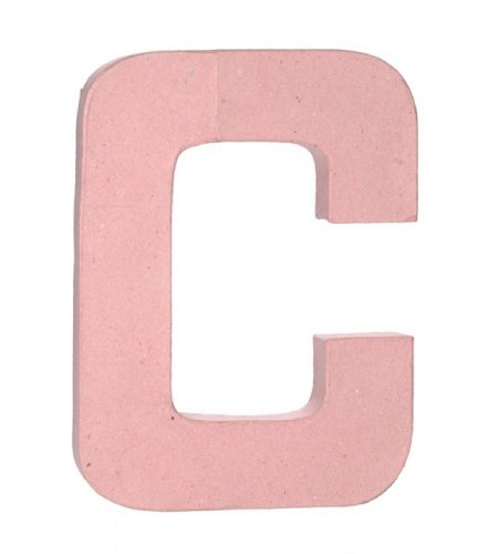 Darice Paper Mache Letter - C - 12 x 1.5 inches
