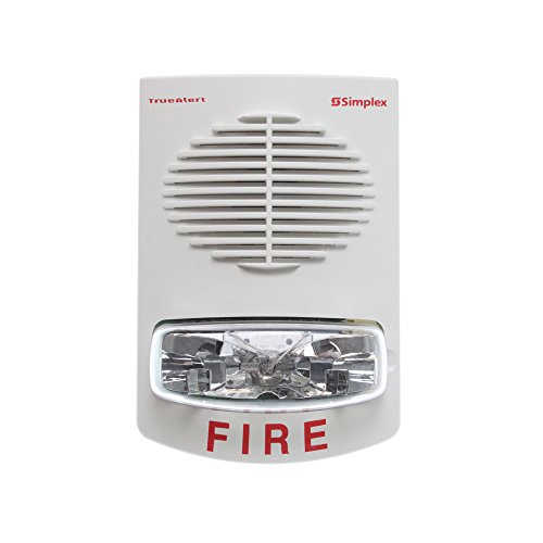 Simplex 4906-9153 TrueAlert Speaker Strobe, Wall Mt, 24Vdc, White