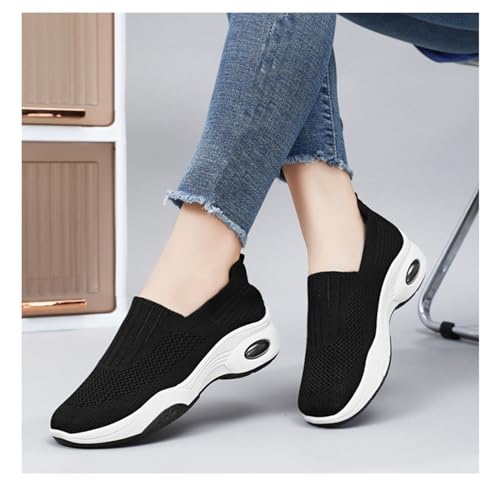 Women Orthopedic Sneakers Slip On Air Cushion Wedge Walking Shoes Arch Support Low Top Shoes Orthopedic Shoes for Women3
