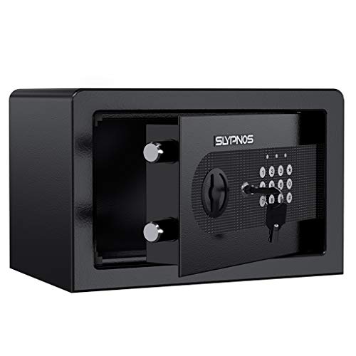 Electronic Digital Security Safe Box, Solid Steel Construction Hidden with Deadbolt Lock Wall-Anchoring