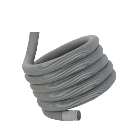 Image of PARDZWORLD 2-Meter Universal Drain Hose Extension Pipe for Front-Load Washing Machines & Dishwashers | Heavy-Duty Flexible Polypropylene Waste Water Pipe | Leak-Proof & Anti-Kink Design
