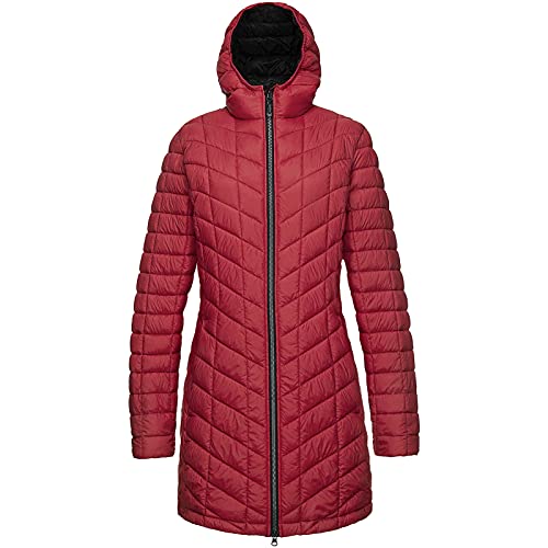 thin hooded puffer jacket