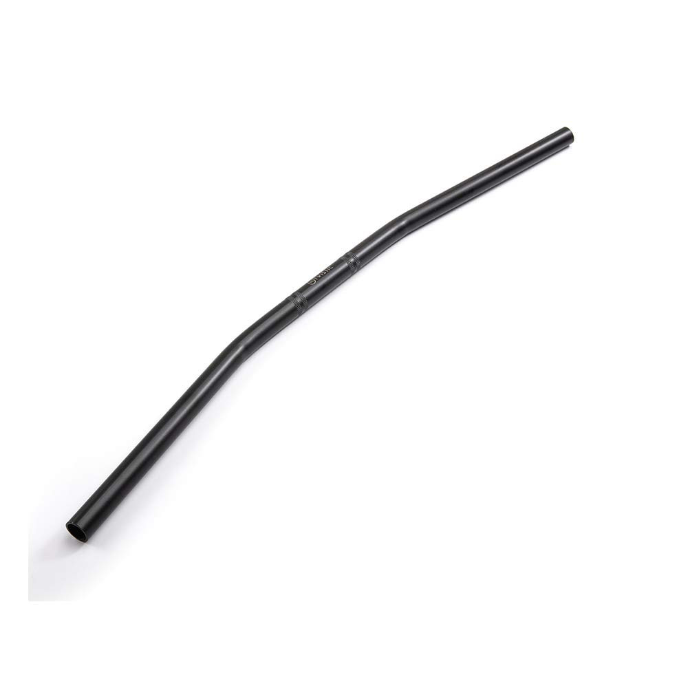 Chopper Cruiser Bobber Guidon en aluminium 22 mm Noir