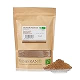 FRISAFRAN - Cacao Ecológico |En polvo | proveniente de la torta del cacao pulverizada | Beneficioso para la piel y el pelo | Origen Perú - 1Kg