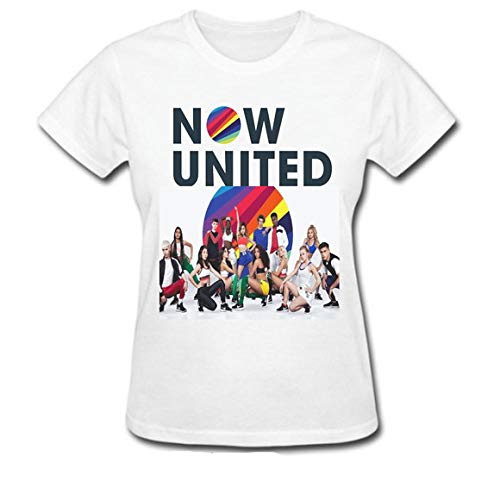 Camiseta Infantil e adulto Now United Grupo musical Musical Group T-Shirt camisa (Infantil - 12, Cin