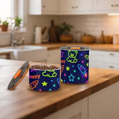 Contenedor para café con diseño perro y oso en acero inoxidable miniatura 7