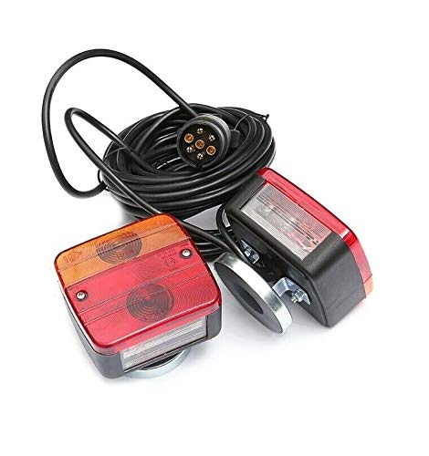 Rear trailer light set lightboard towing lamps magnetic Tractor Trailer Lorry Truck e-marked 7.5m