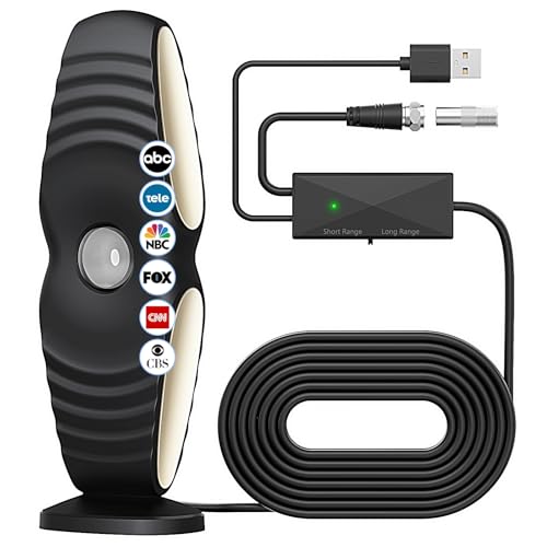 2025 TV Antenna for Smart TV Indoor for Local Channels HD Digital Antenna Outdoor Long Range