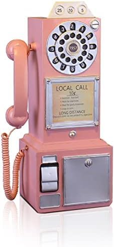 Téléphone vintage non fonctionnel pour habiller un mur vide