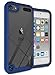 Produktbild iPod Touch 7 Hülle, iPod Touch 6 Hülle, iPod Touch 5 Hülle mit Ganzkörper-Rüstung, robust, Militär, stoßfest, Hartschale für Apple iPod Touch 7. / 6. / 5. Generation, XK-Blau