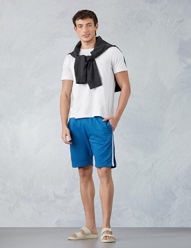 Image of Amazon Brand - Symbol Men's Cotton Rich Strechable Knit Shorts - Regular Fit