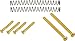 DiMarzio Humbucker Mounting Hardware Kit Gold Bridge