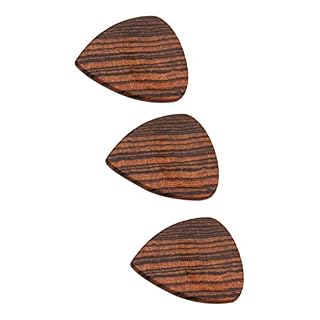 3x Bois Guitare Électrique Acoustique Basse Picks, Bois de santal doré - Les Beatles, Paul McCartney, John Lennon, RIngo Starr, George Harrison 3x Bois Guitare Électrique Acoustique Basse Picks, Bois de santal doré – Image 5