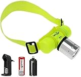  Linterna acuática Buceo LED Sumergible Montaña Acampada Camping Water Proof