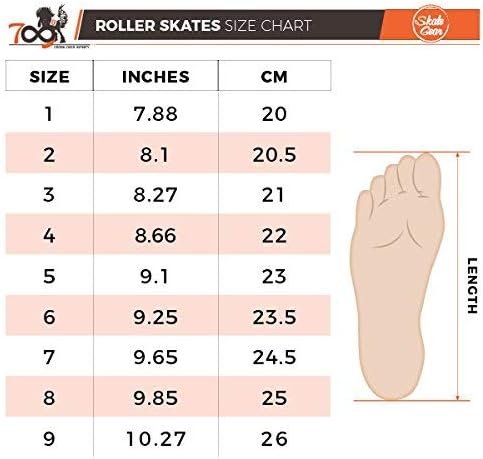 Skate Gear Extra Support Quad Roller Skates for Kids and Adults (Purple, Women's 7 / Youth 6 / Men's 6) - 1