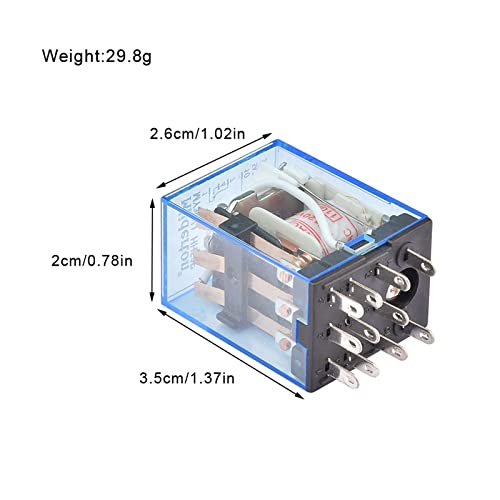 Embase pour mini relais électromagnétique MY4NJ PYF14A AC 220V DC 24V - 7